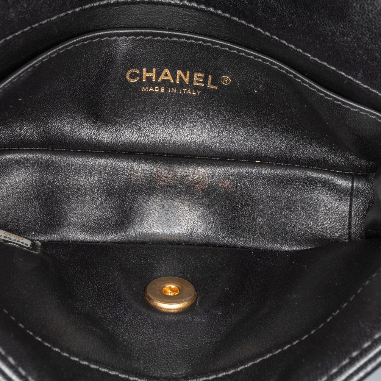 Chanel Small Quilted Lambskin Chain is More Flap Zwart