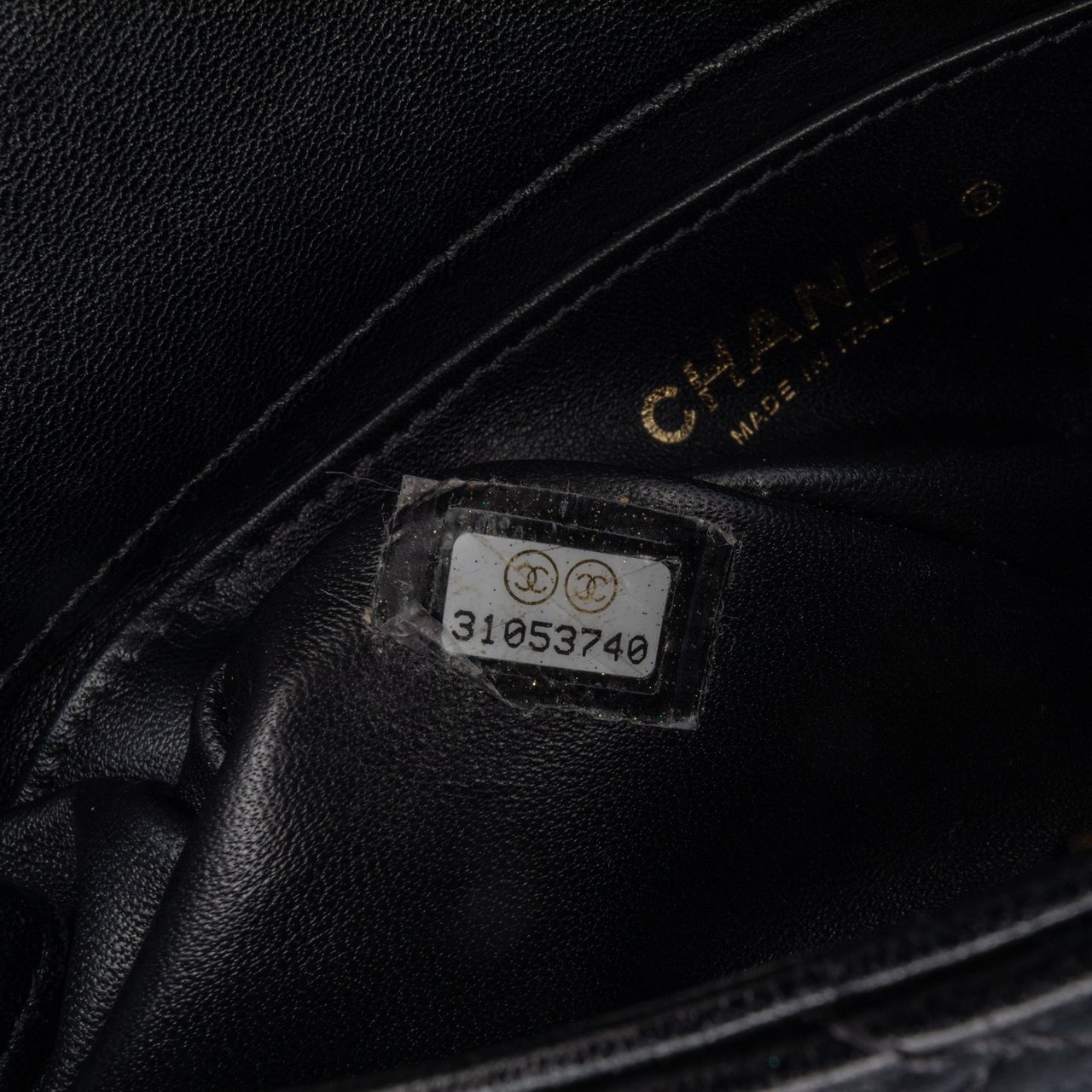 Chanel Small Quilted Lambskin Chain is More Flap Zwart