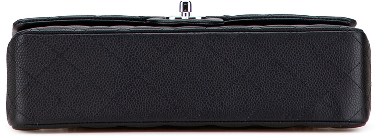 Chanel Medium Classic Caviar Double Flap Zwart