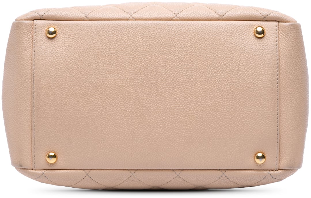 Chanel Petite Caviar Timeless Tote Bruin