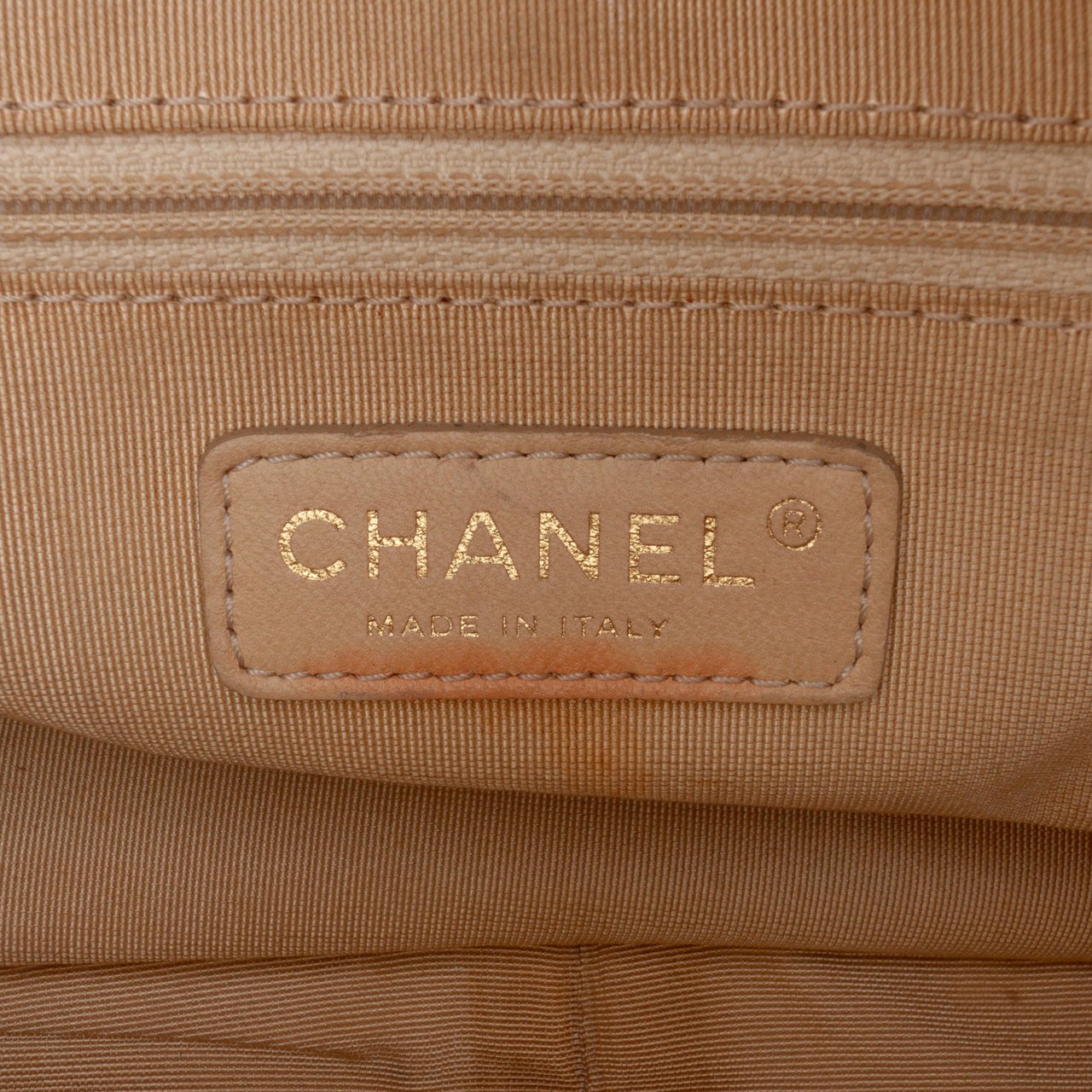 Chanel Petite Caviar Timeless Tote Bruin
