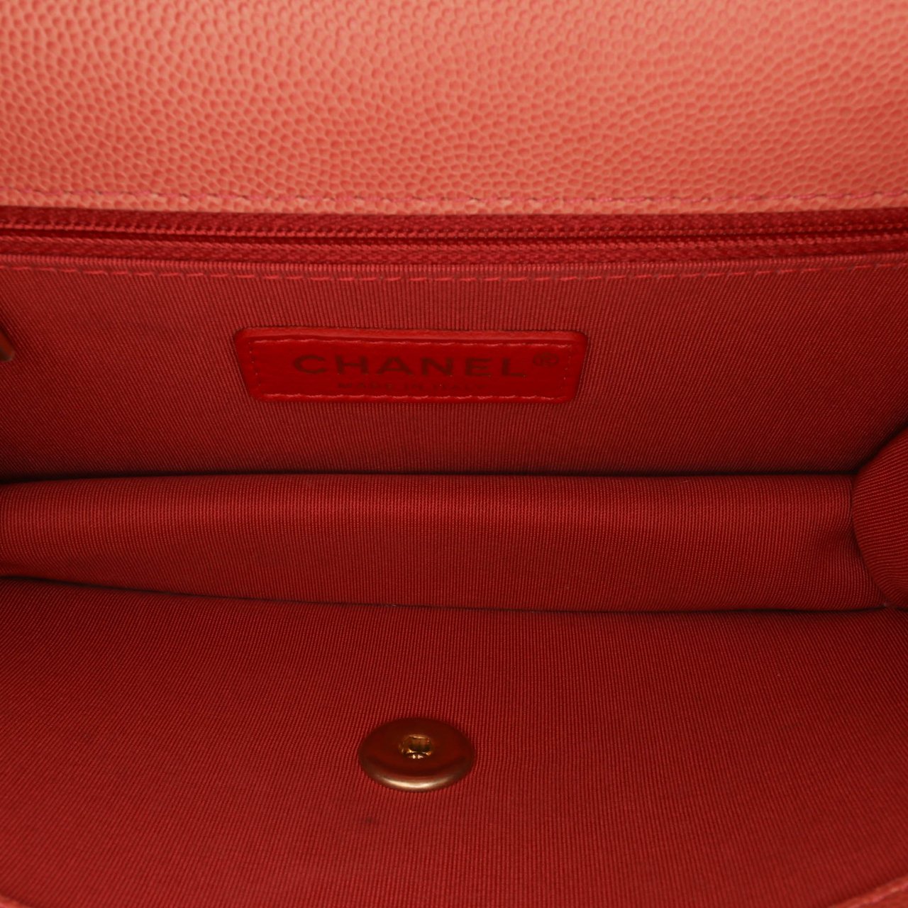 Chanel Small Quilted Caviar Sunset On The Sea Flap Roze