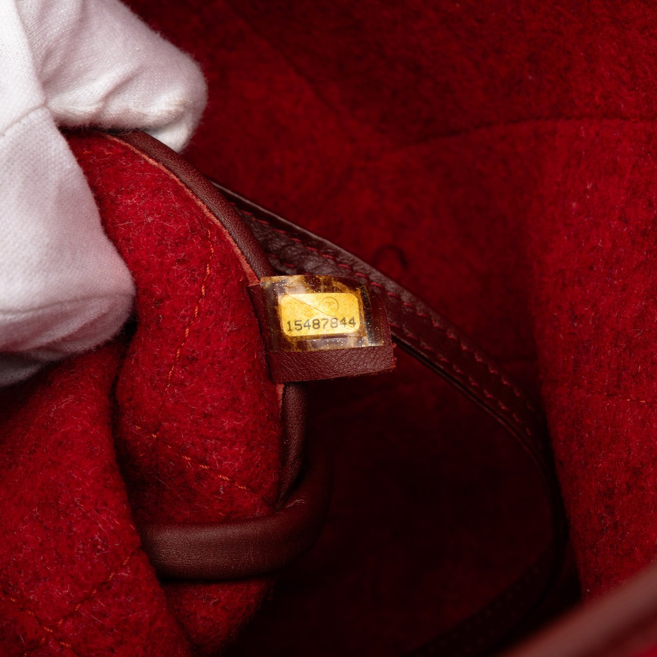 Chanel Medium CC Quilted Felt Pop Tote Rood