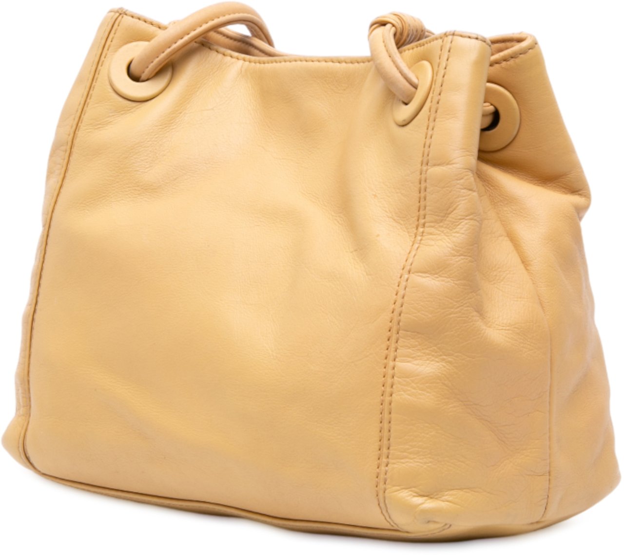 Chanel Lambskin CC Tassel Shoulder Bag Bruin