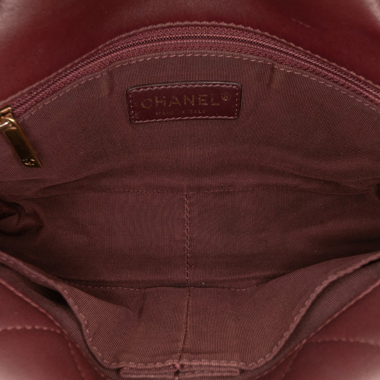 Chanel CC Tricolor Quilted Lambskin Double Flap Rood