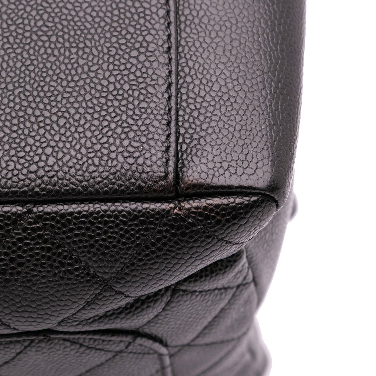 Chanel Caviar Grand Shopping Tote Zwart