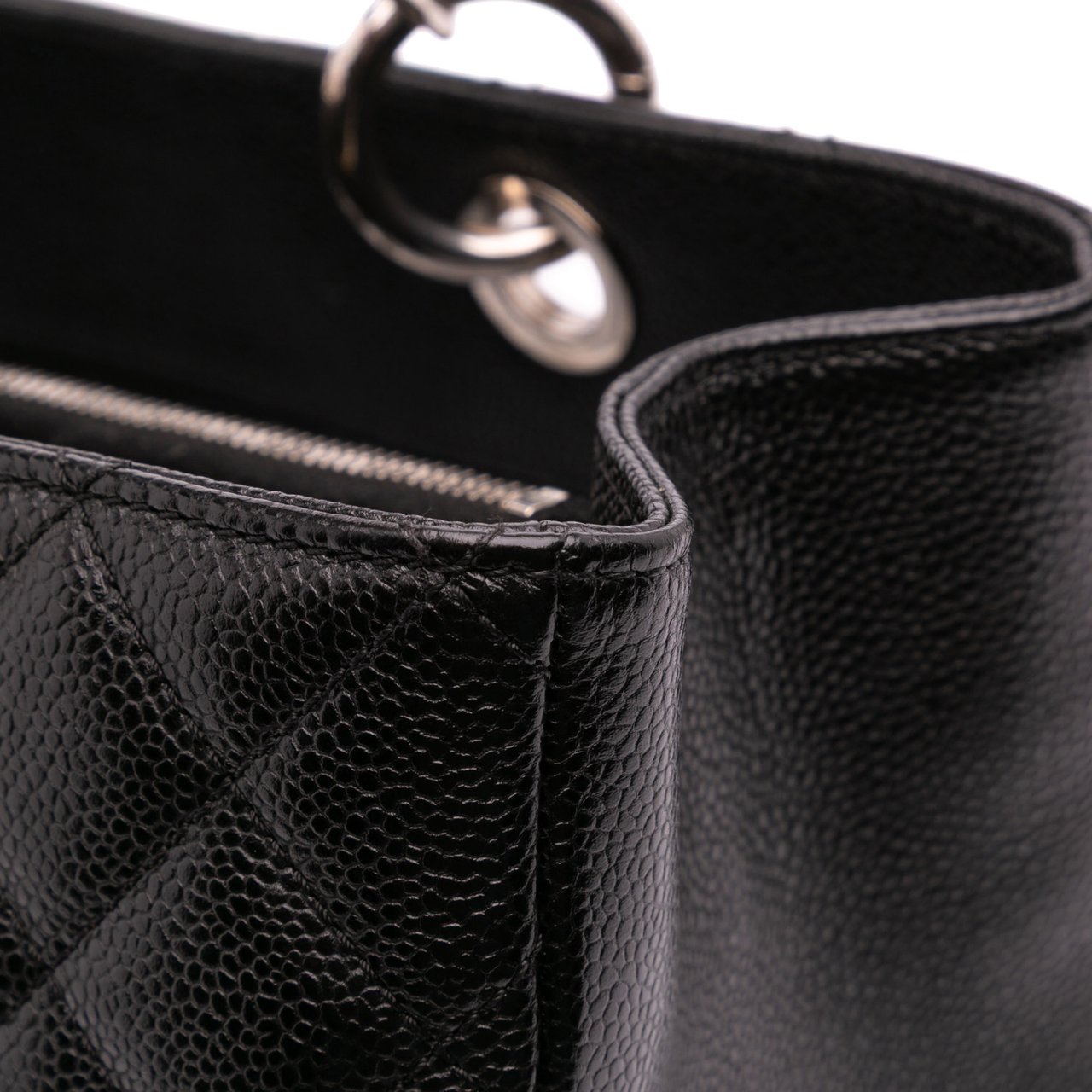 Chanel Caviar Grand Shopping Tote Zwart