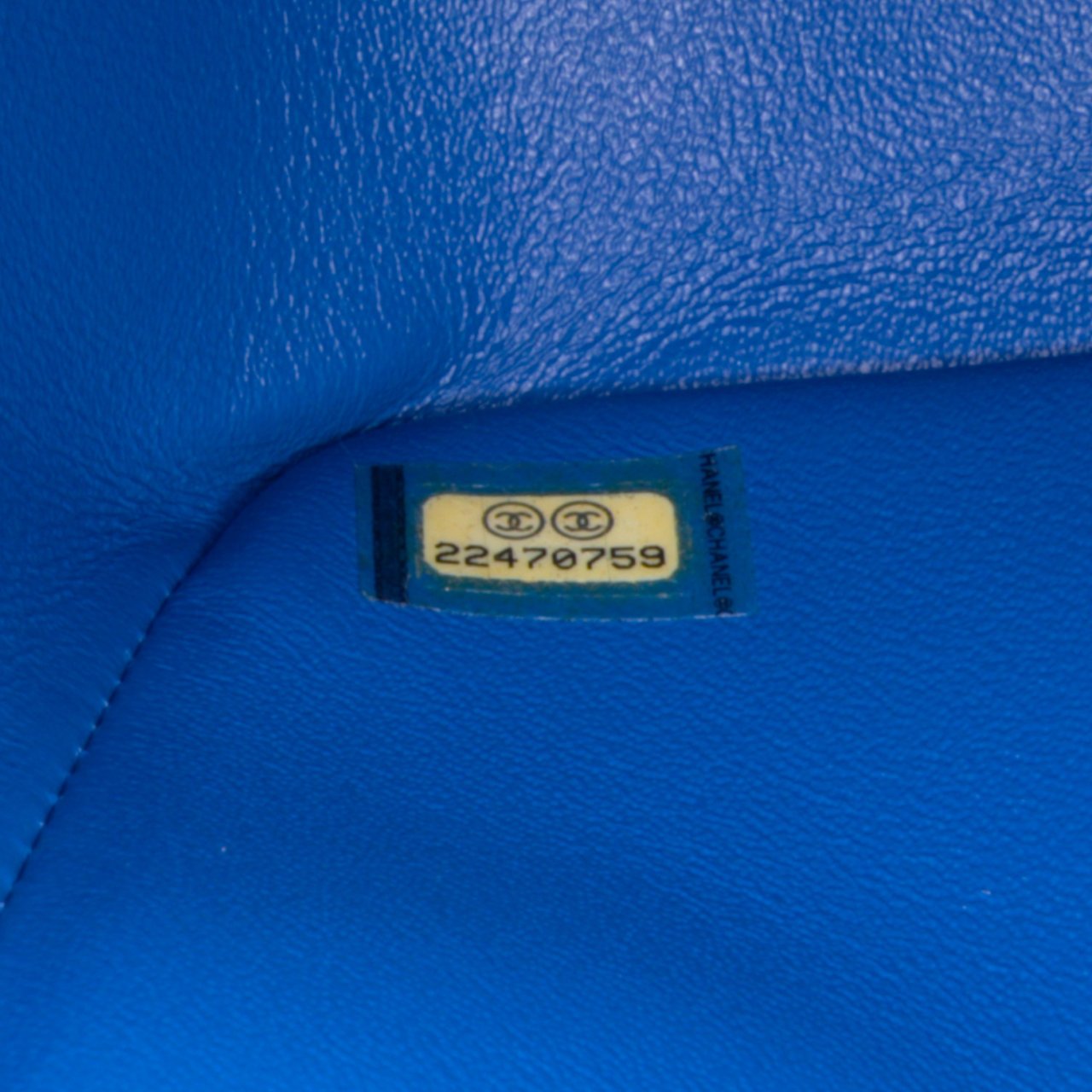 Chanel Jumbo Classic Lambskin Double Flap Blauw