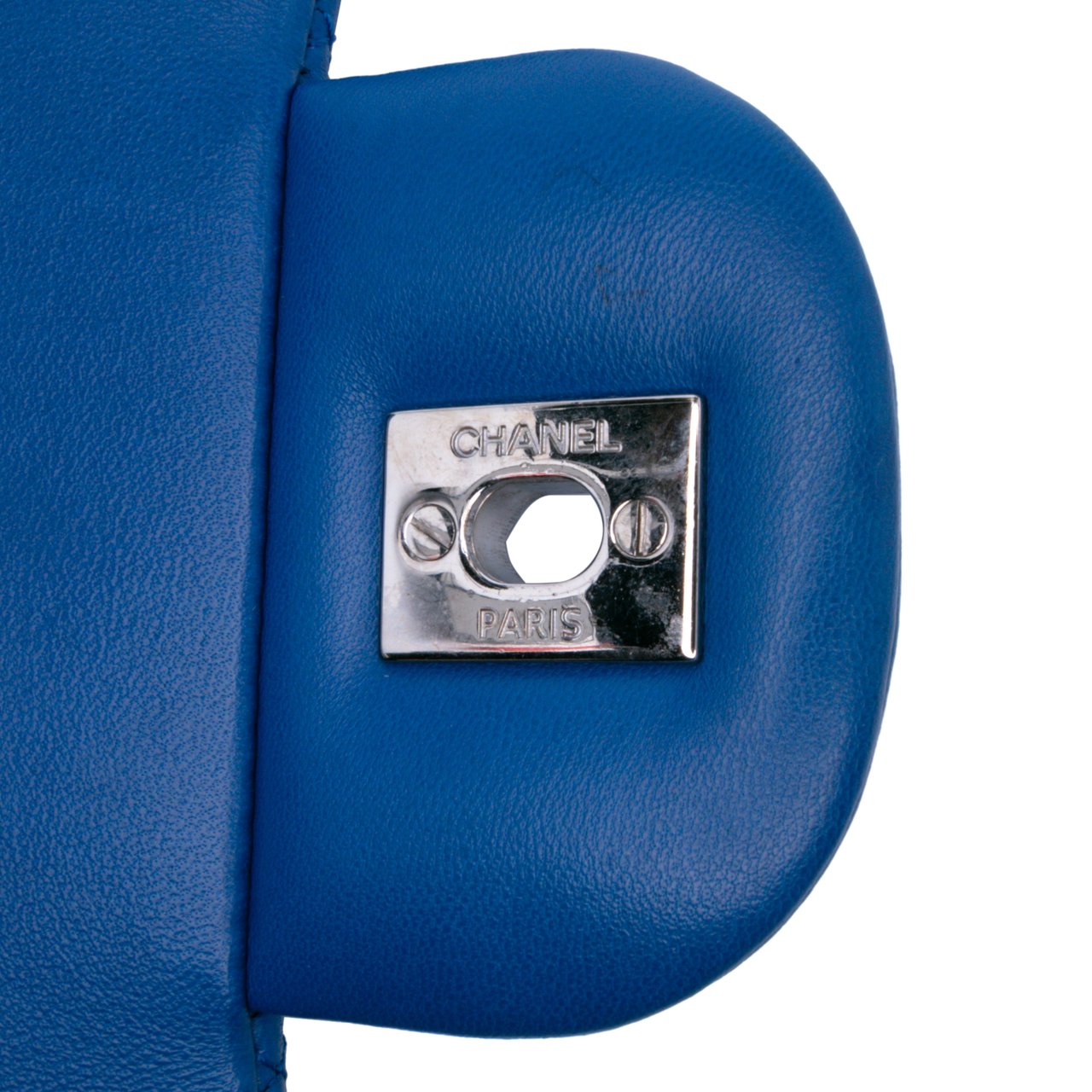 Chanel Jumbo Classic Lambskin Double Flap Blauw