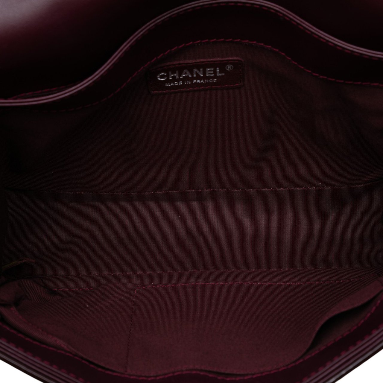 Chanel Medium Patent Boy Reverso Flap Rood