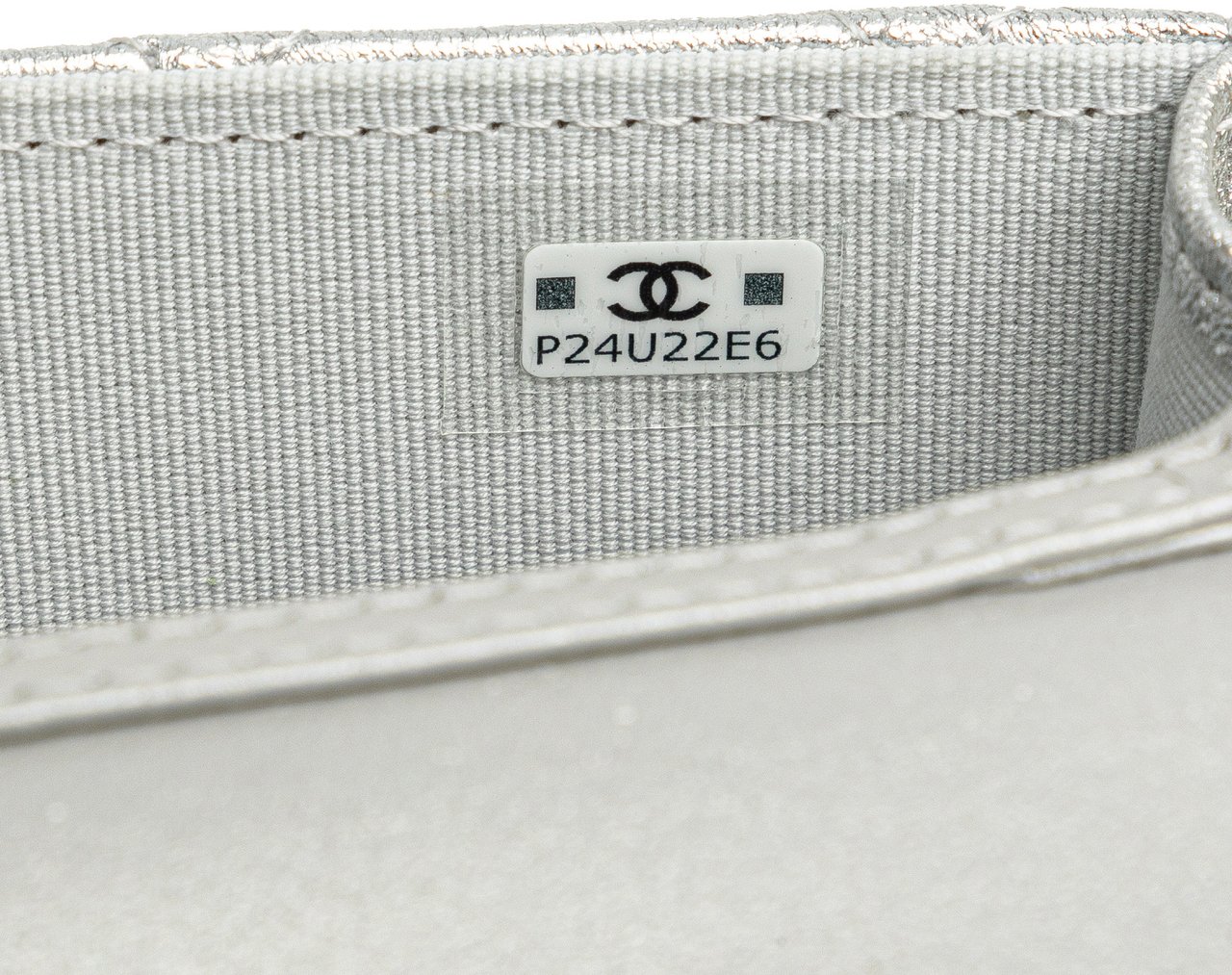 Chanel Metallic Lambskin Crystal Star Chain Belt Bag Zilver