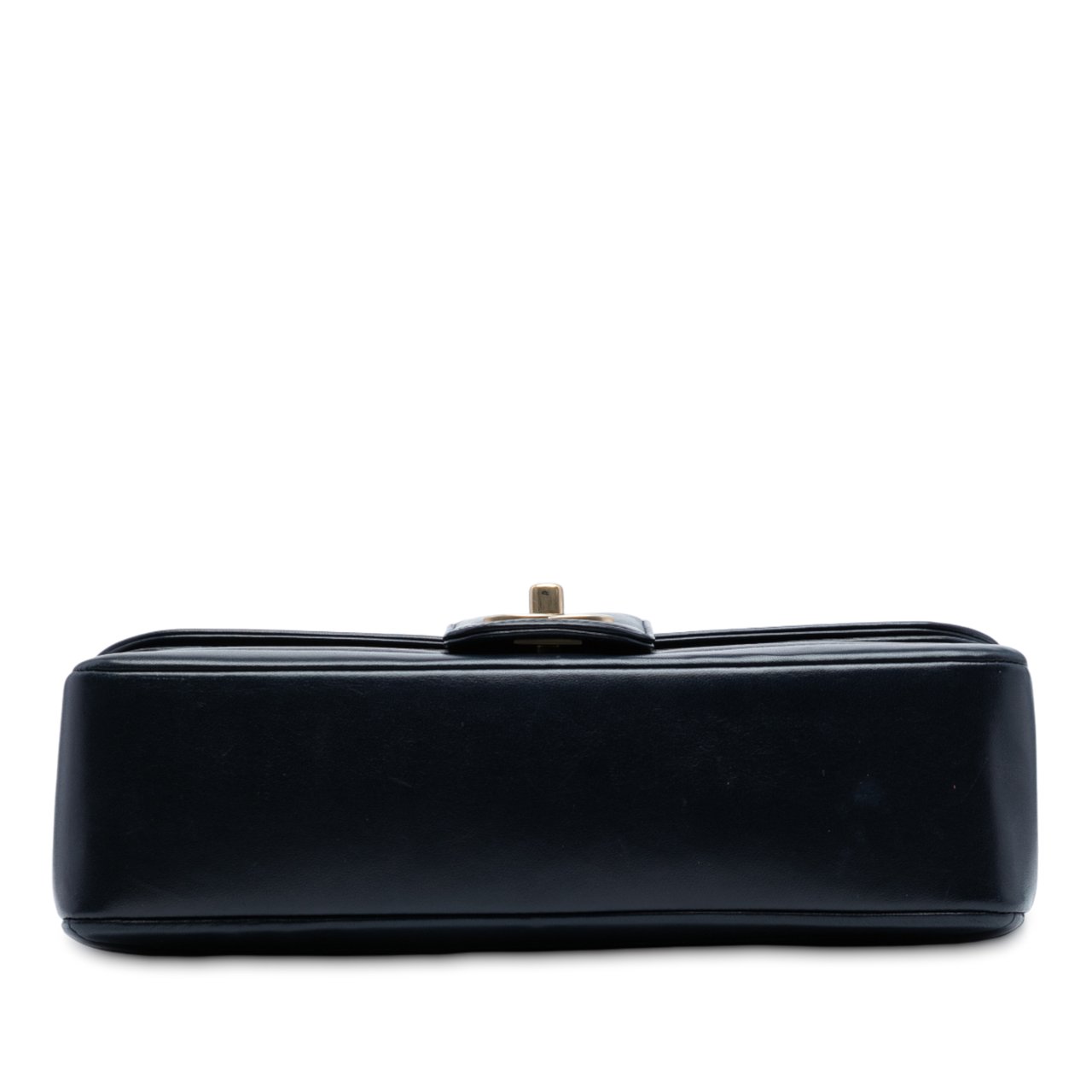 Chanel CC Horizontal Quilted Lambskin Double Flap Blauw