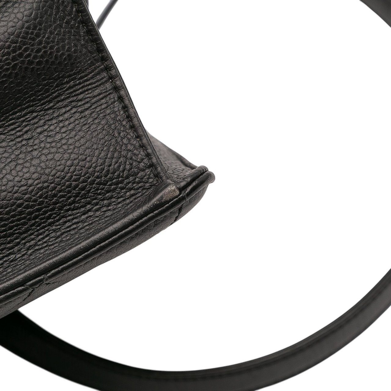 Chanel Jumbo CC Quilted Caviar Chunky Chain Flap Zwart