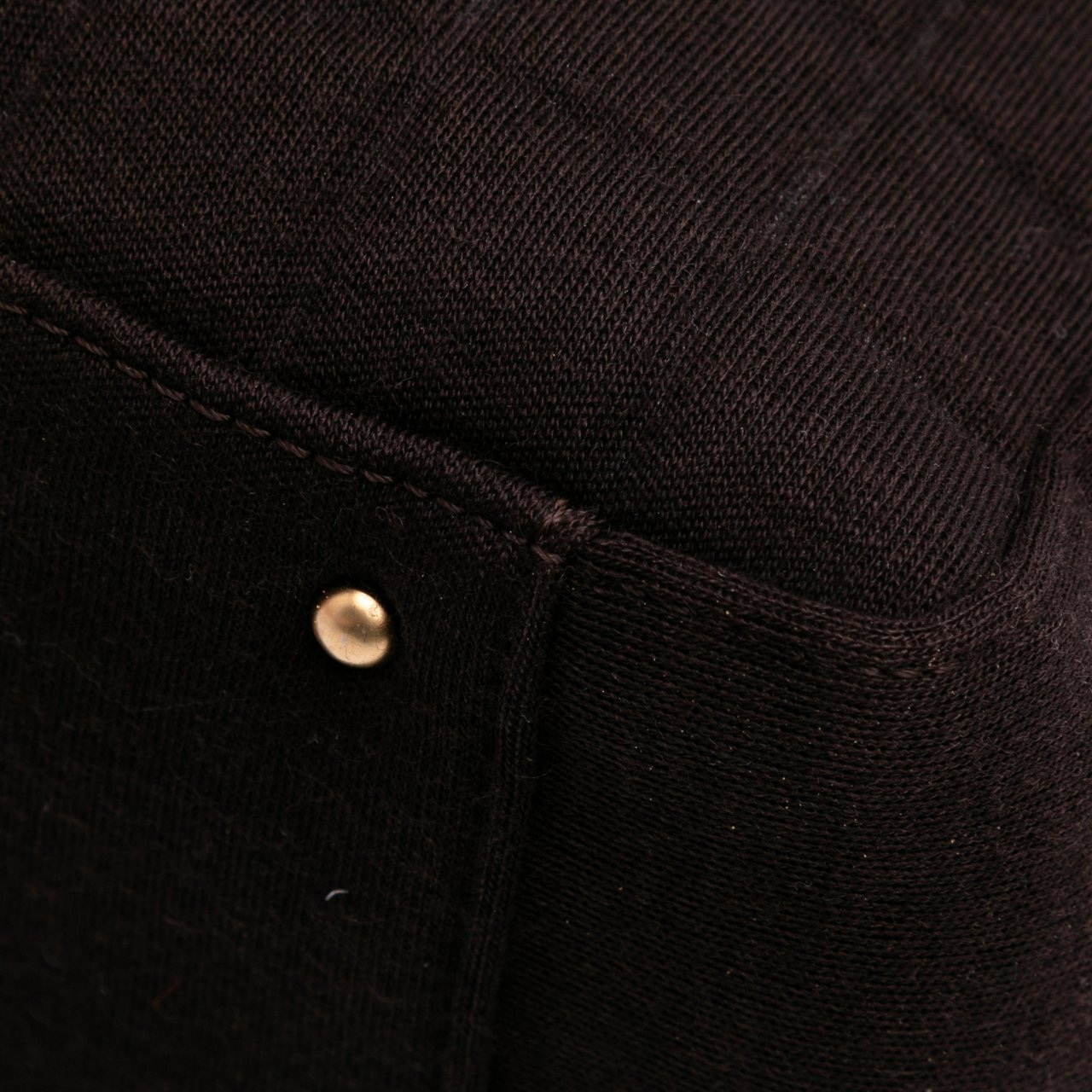 Chanel CC Chocolate Bar Jersey Tote Bruin