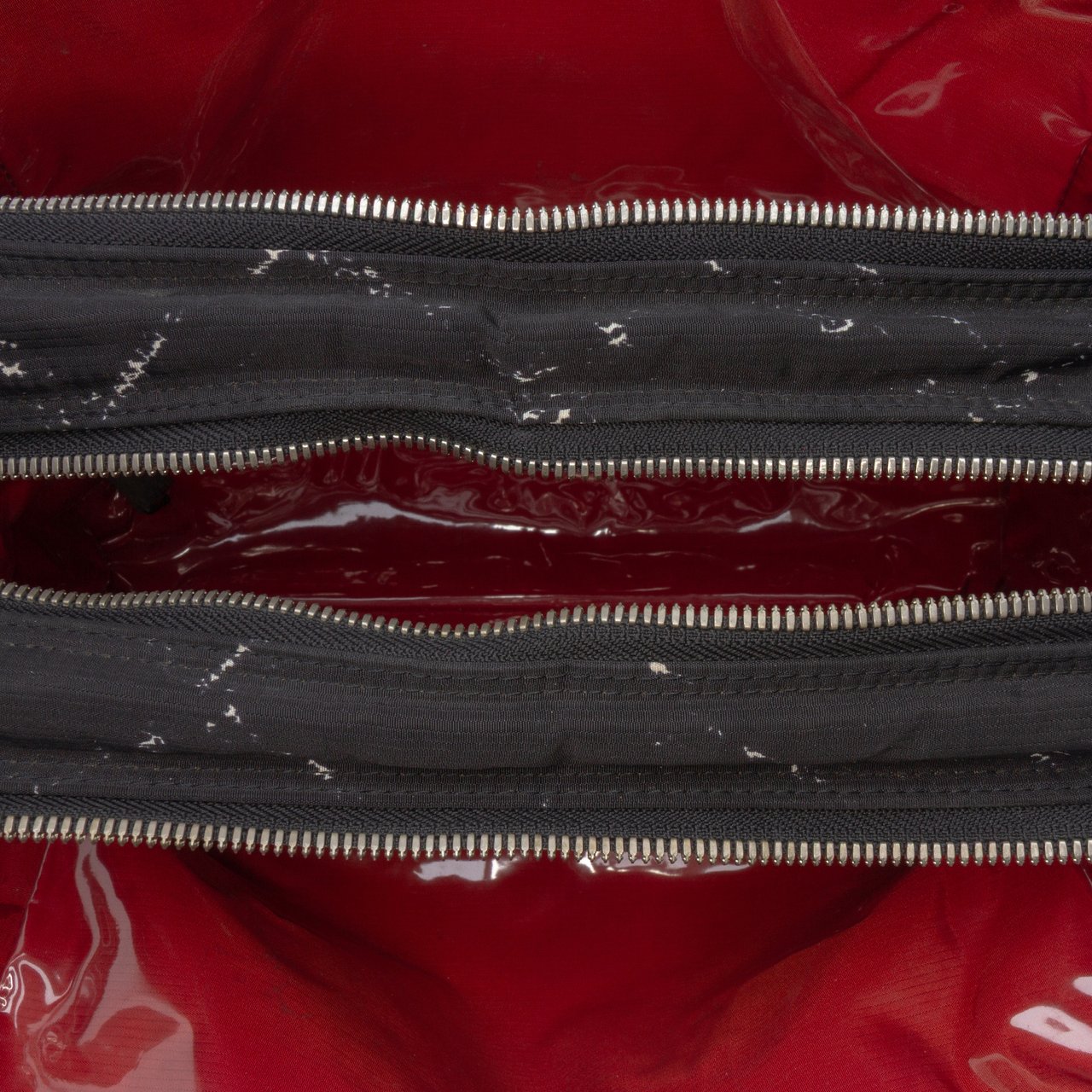 Chanel Old Travel Line Nylon Handbag Zwart