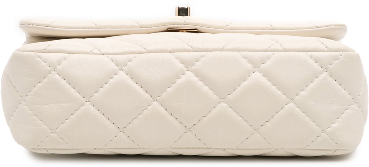 Chanel Small Mix Quilted Aged Calfskin New Clutch Flap Wit