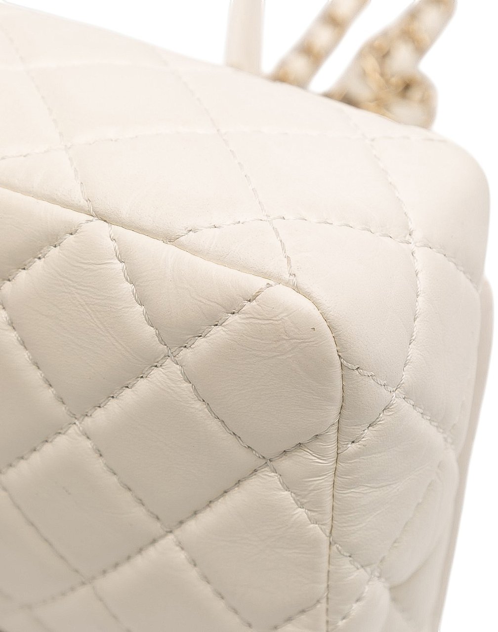 Chanel Small Mix Quilted Aged Calfskin New Clutch Flap Wit