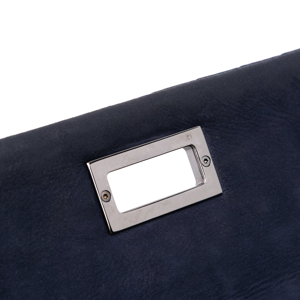 Chanel Chocolate Bar Iridescent Calfskin Bubble Flap Blauw