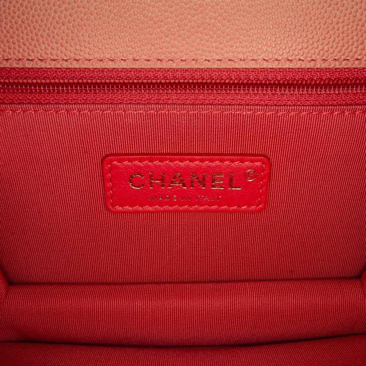Chanel Caviar Sunset On The Sea Flap Belt Bag Roze