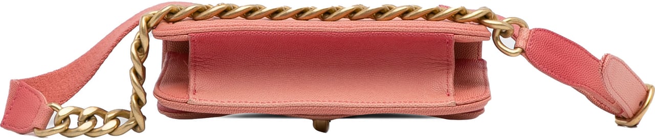 Chanel Caviar Sunset On The Sea Flap Belt Bag Roze