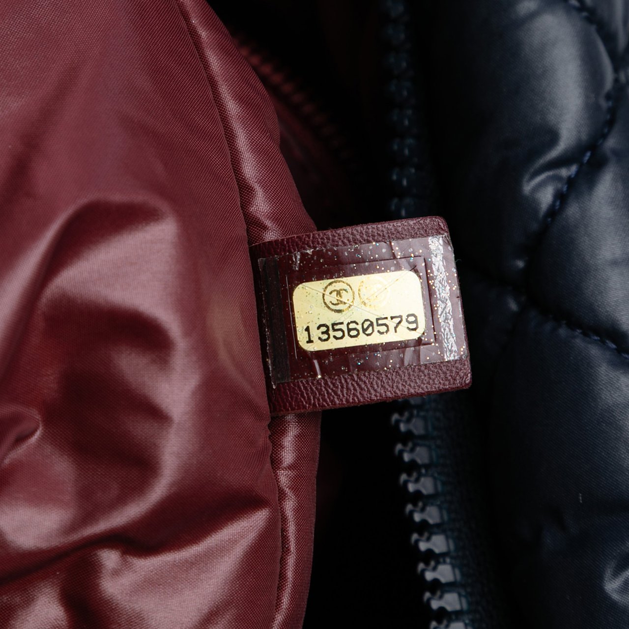 Chanel Quilted Nylon Coco Cocoon Hobo Blauw