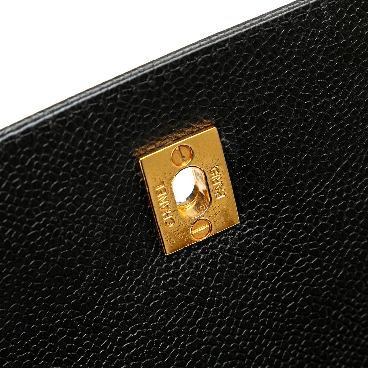 Chanel Caviar Triple CC Backpack Zwart