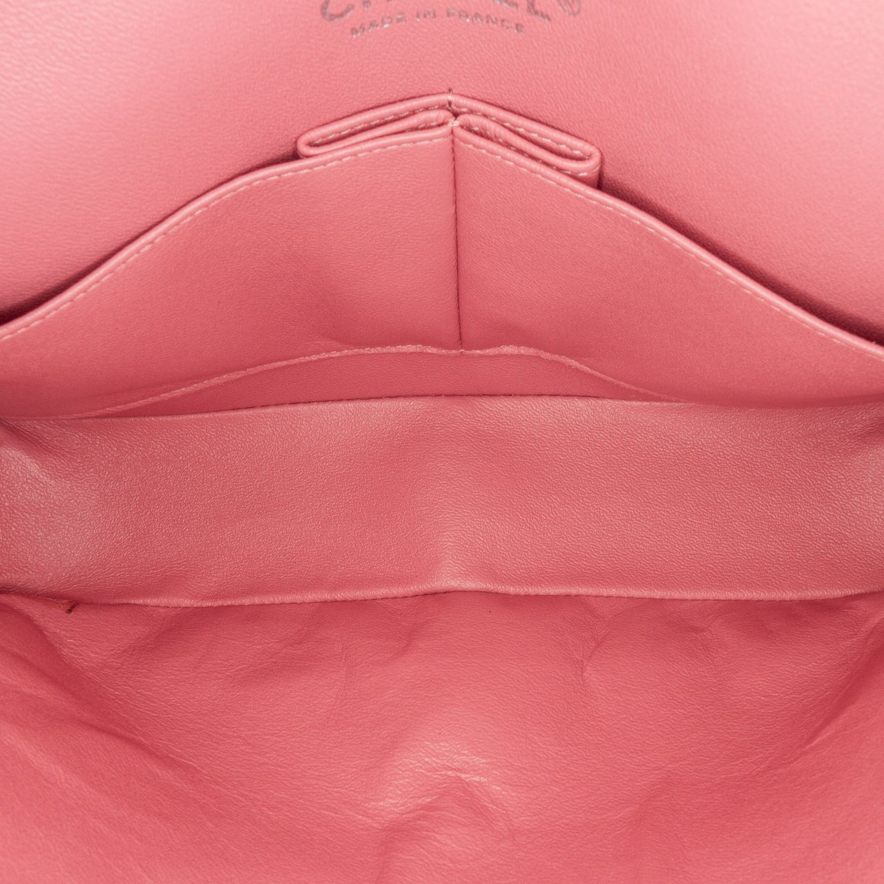 Chanel Medium Classic Lambskin Double Flap Roze
