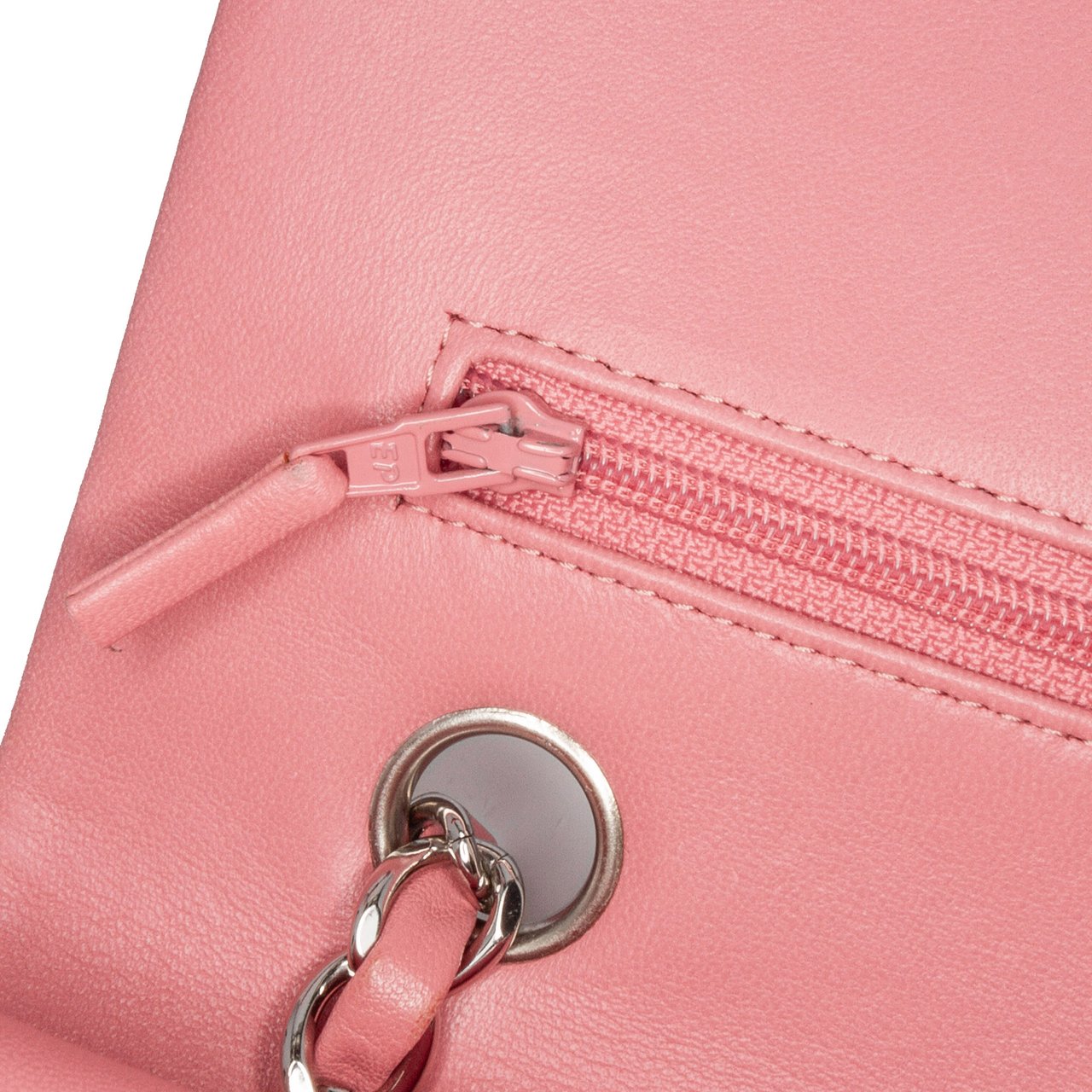 Chanel Medium Classic Lambskin Double Flap Roze