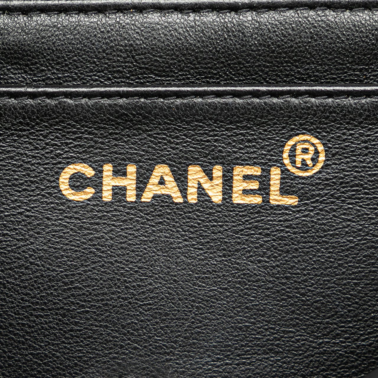 Chanel Quilted Lambskin Half Moon Single Flap Zwart