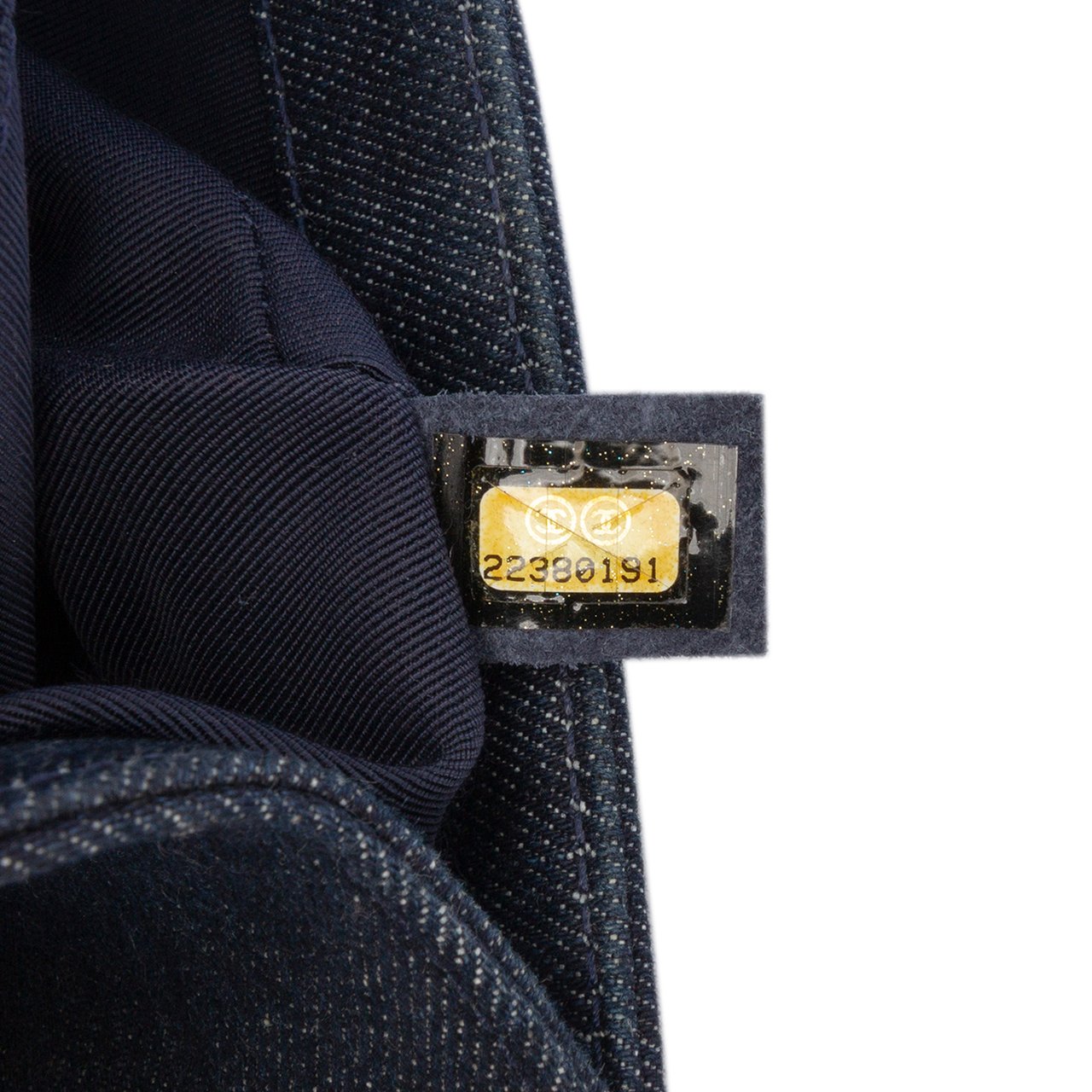 Chanel Small Quilted Denim and Tweed Boy Flap Blauw