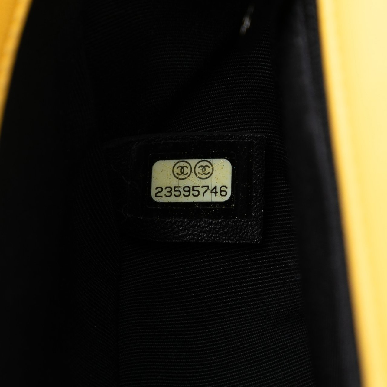 Chanel Small CC Quilted Multicolor Lambskin Acrylic Cuba Flap Geel