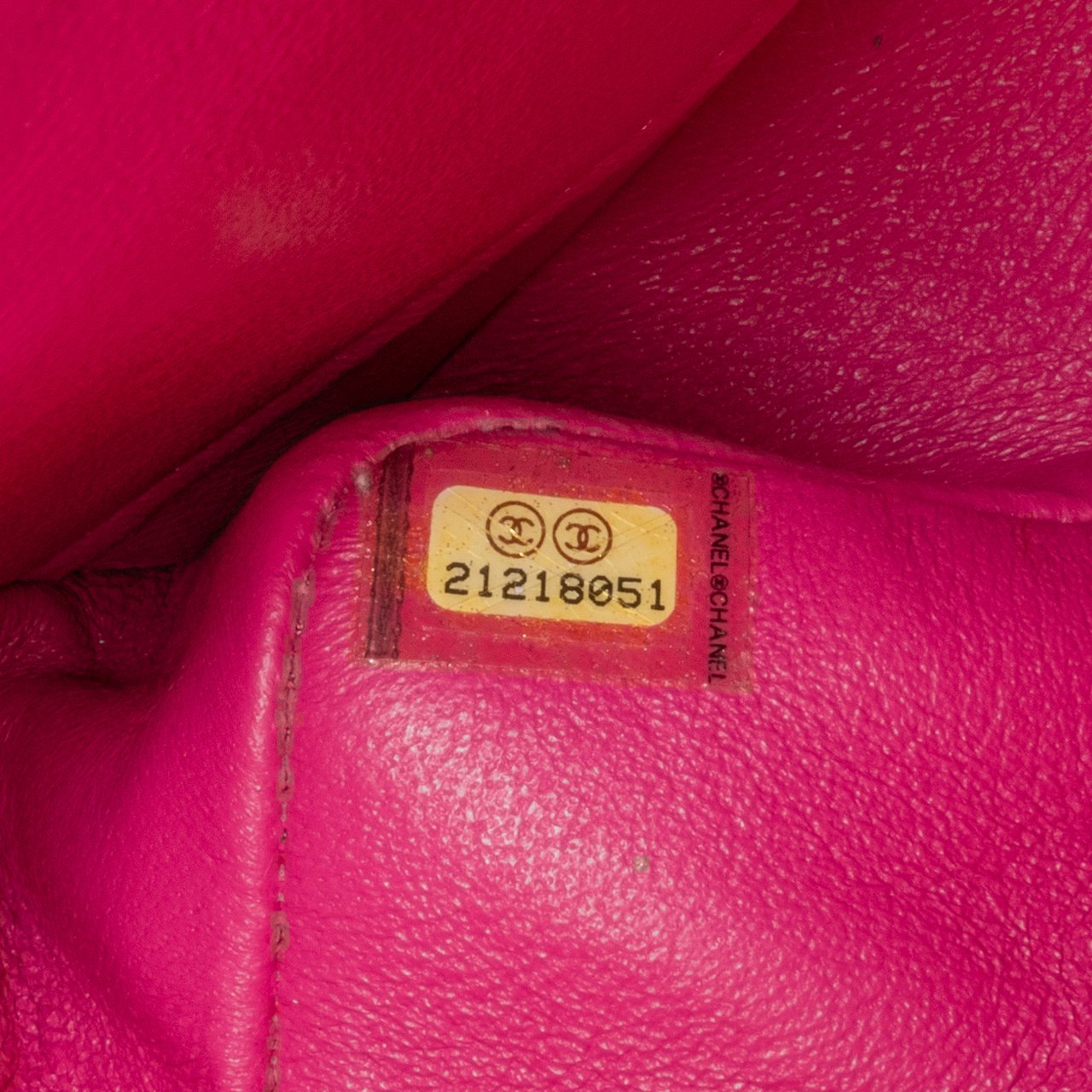 Chanel Medium Chevron Lambskin Double Flap Roze