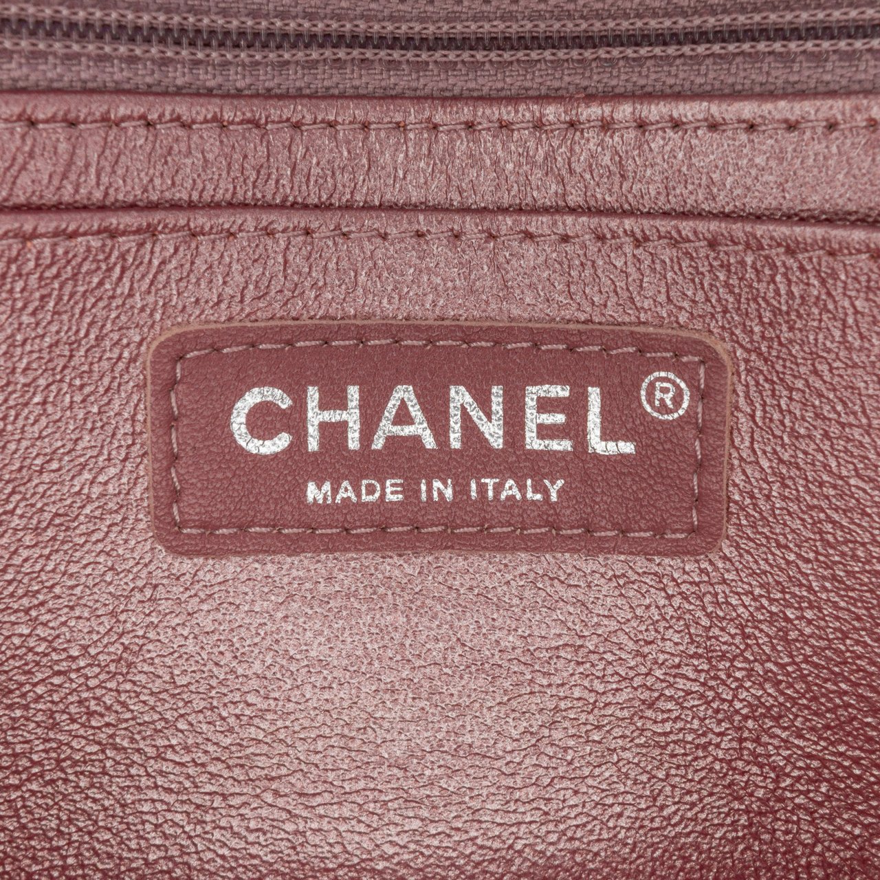 Chanel Mini Rectangular Classic Iridescent Lambskin Single Flap Roze