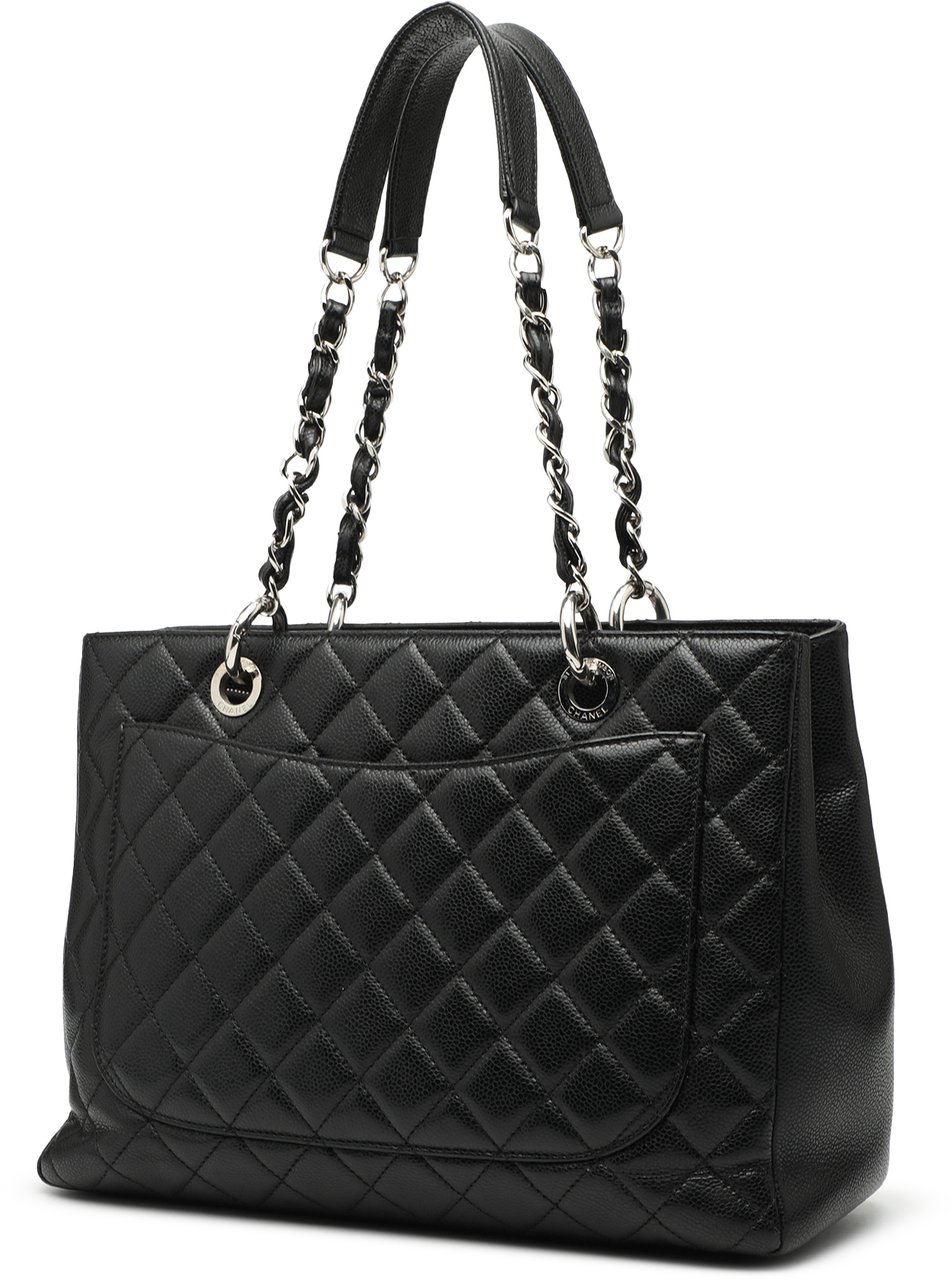 Chanel Caviar Grand Shopping Tote Zwart