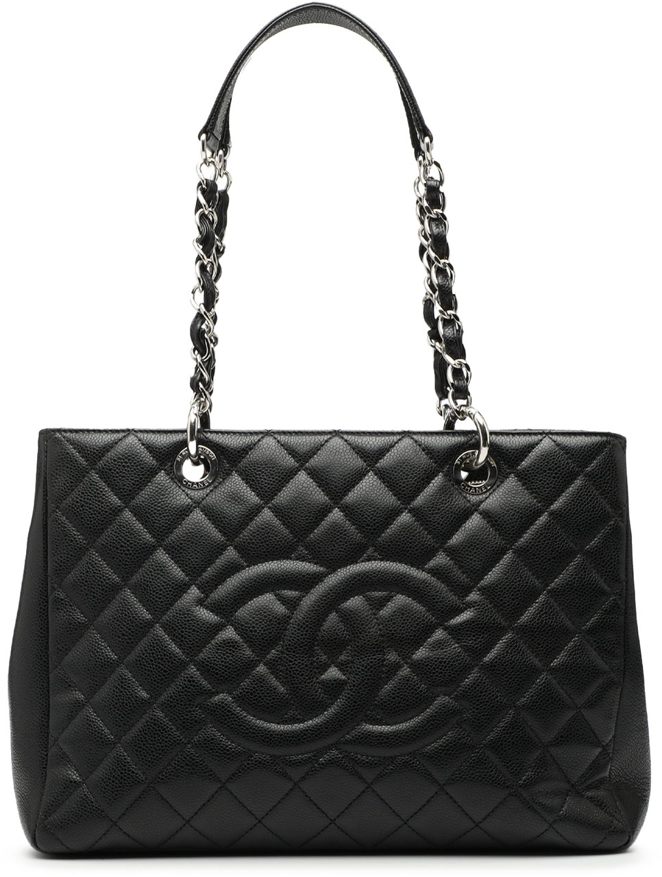 Chanel Caviar Grand Shopping Tote Zwart