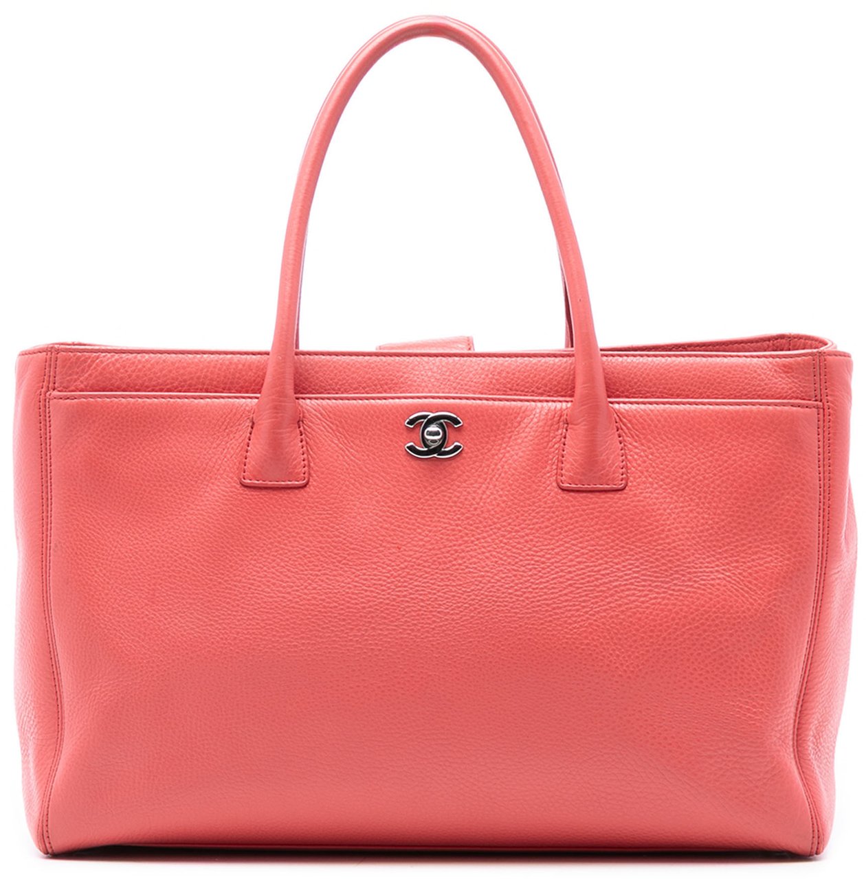 Chanel Medium Calfskin Executive Cerf Tote Roze