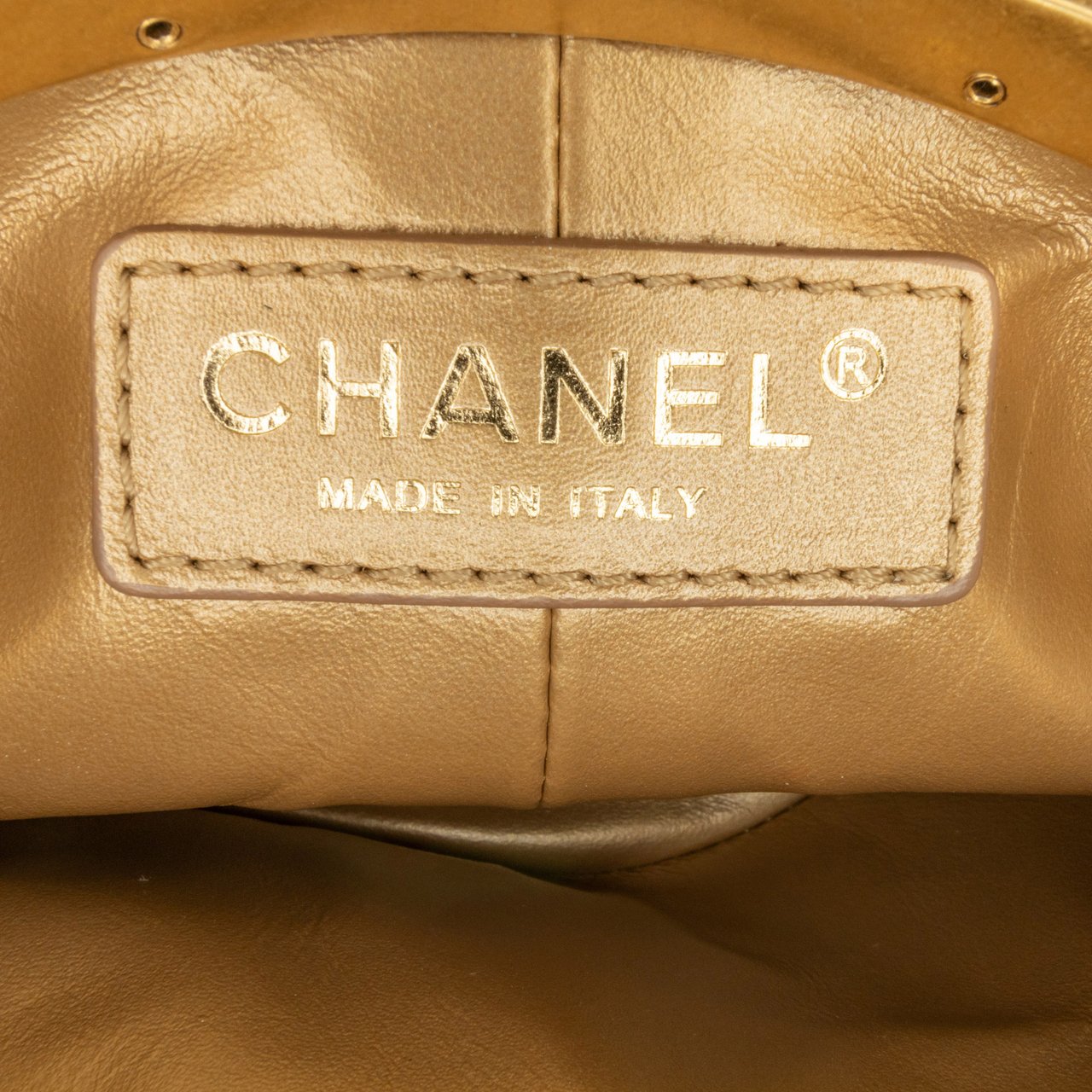 Chanel Small Quilted Lambskin Crown Box Bag Wit
