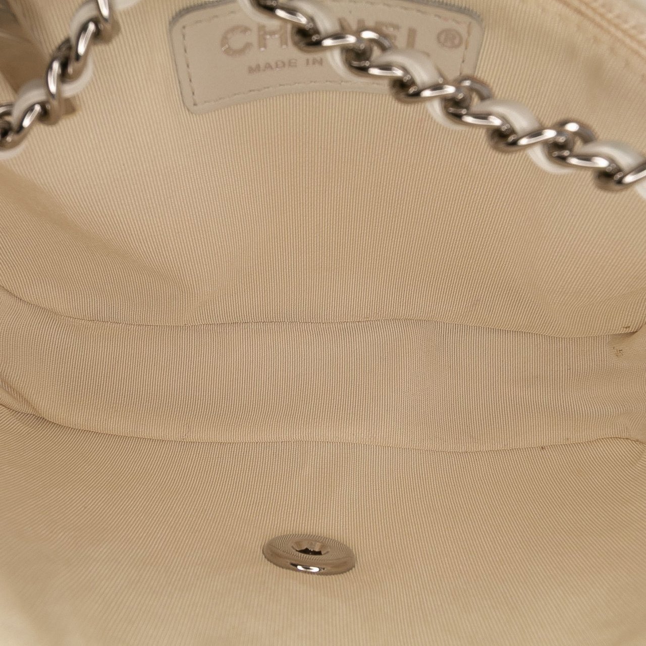 Chanel Mini Quilted Lambskin and Metallic Trim Elementary Chic Flap Wit