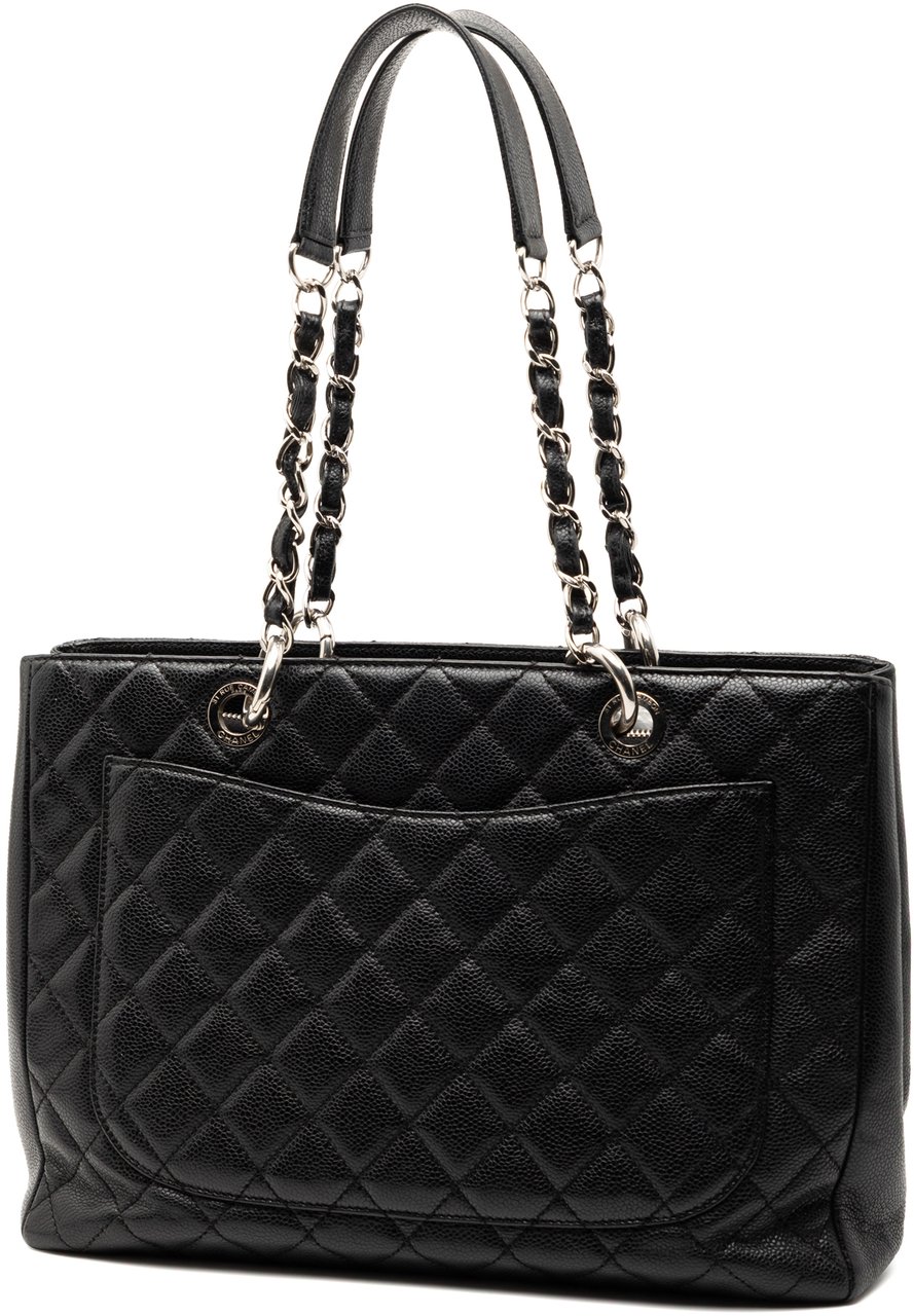 Chanel Caviar Grand Shopping Tote Zwart