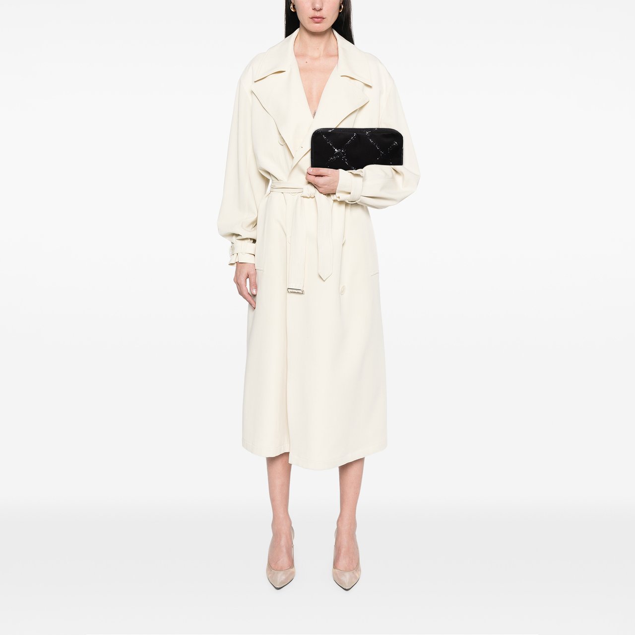 Chanel Old Travel Line Nylon Pouch Zwart