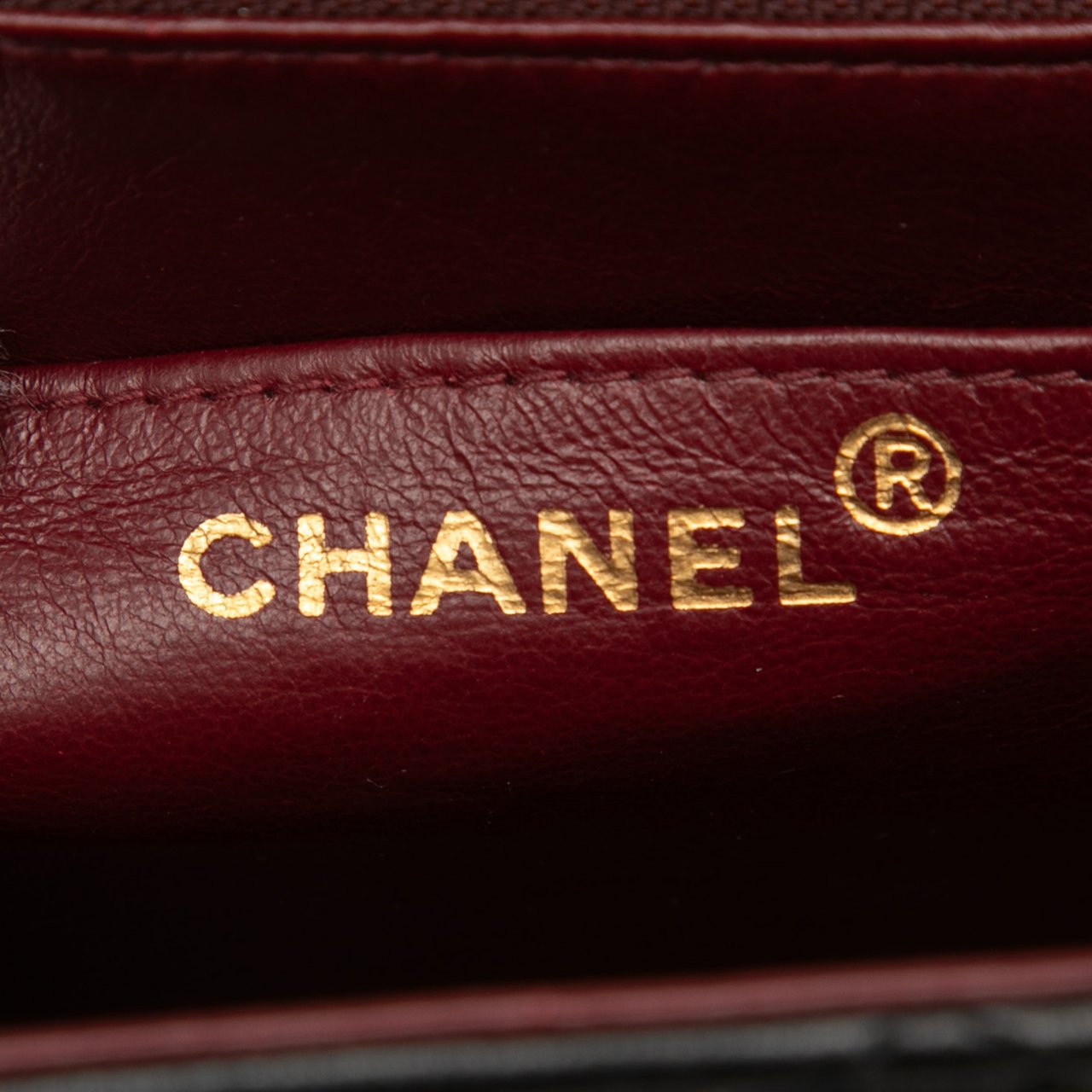 Chanel Quilted Lambskin XL Square Flap Zwart