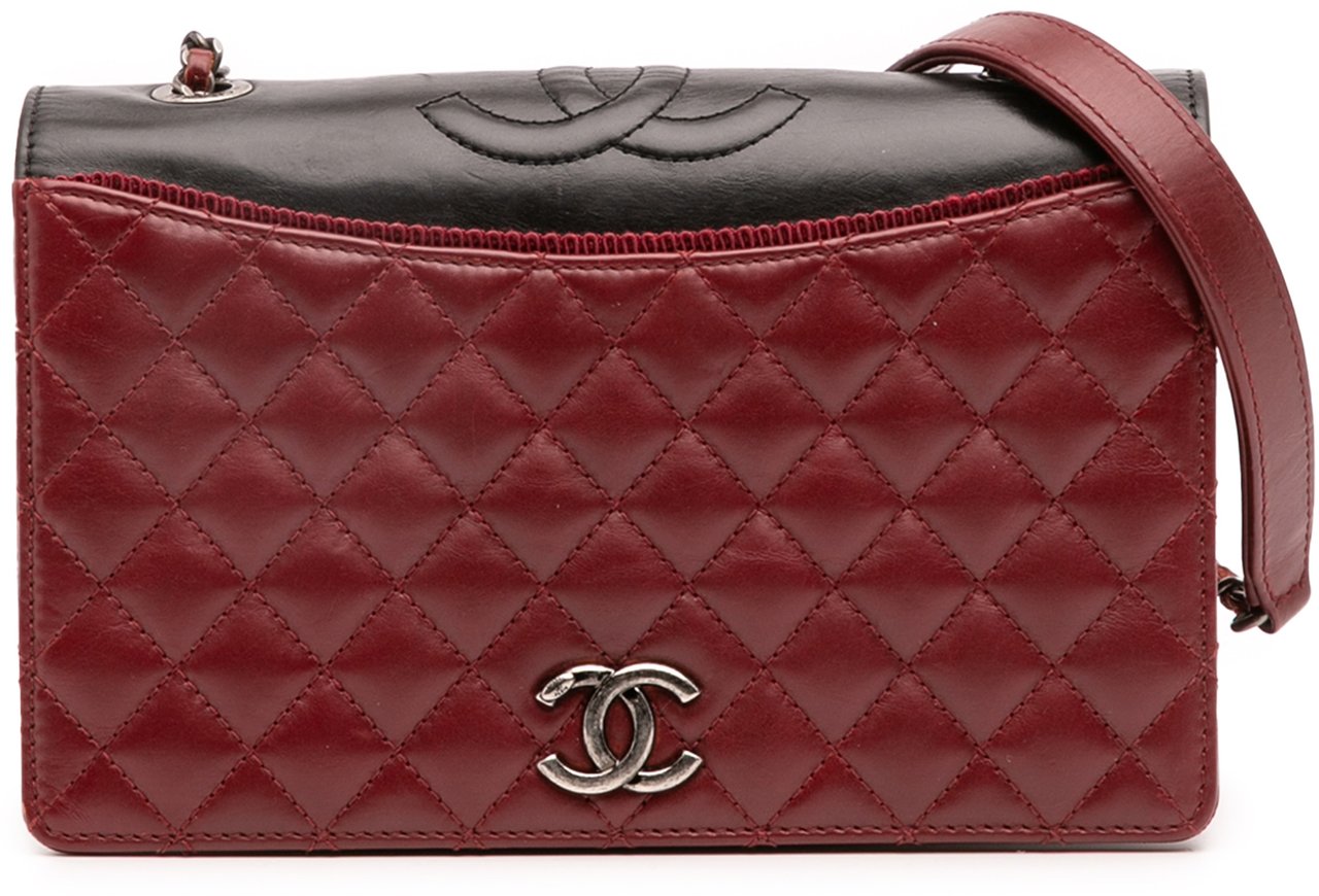 Chanel Small Quilted Lambskin Ballerine Flap Bag Rood
