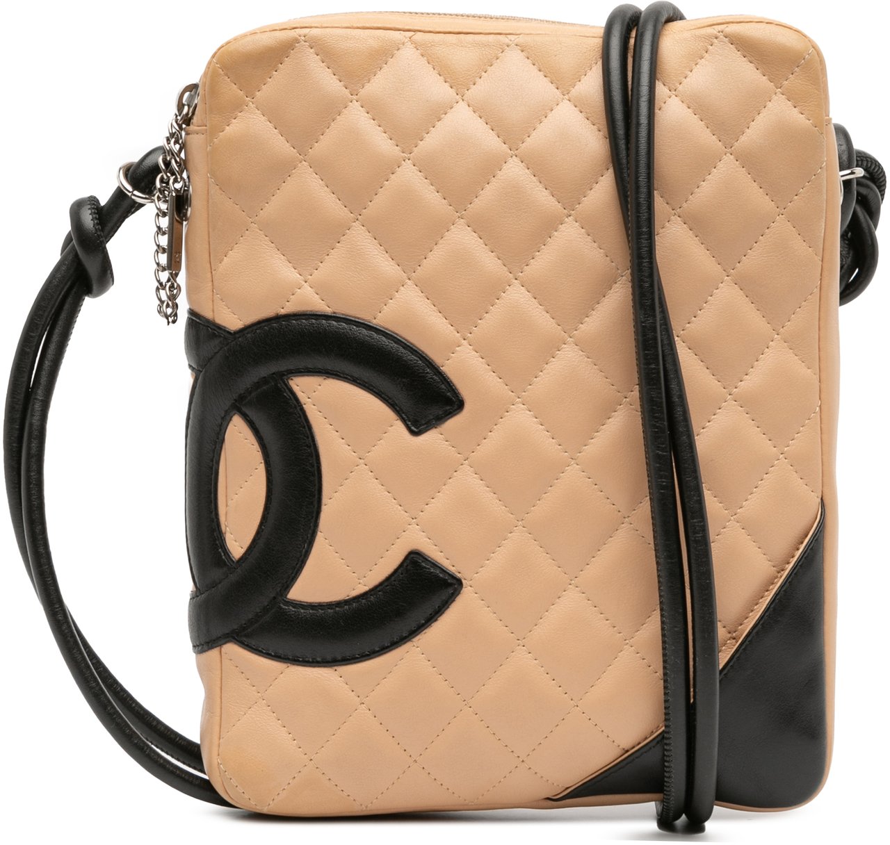 Chanel Lambskin Cambon Ligne Crossbody Bruin