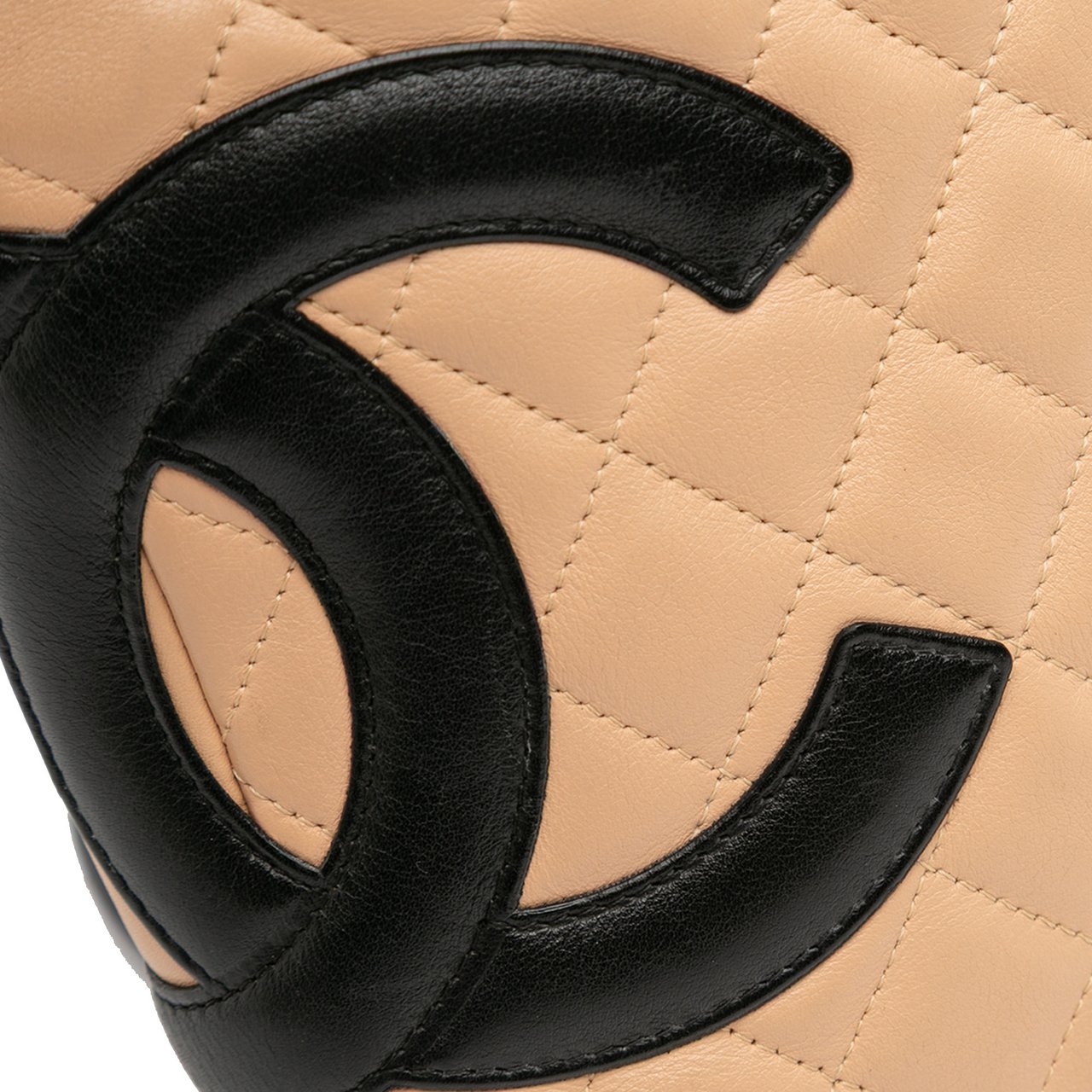 Chanel Lambskin Cambon Ligne Crossbody Bruin
