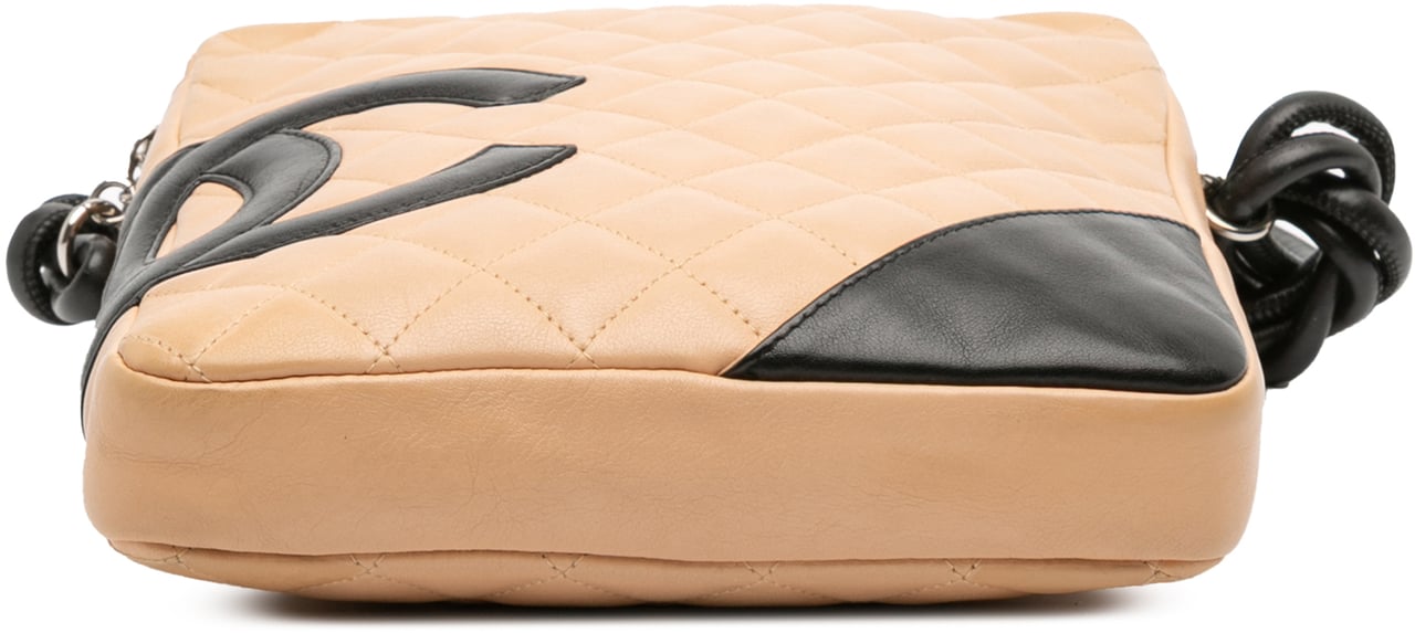 Chanel Lambskin Cambon Ligne Crossbody Bruin