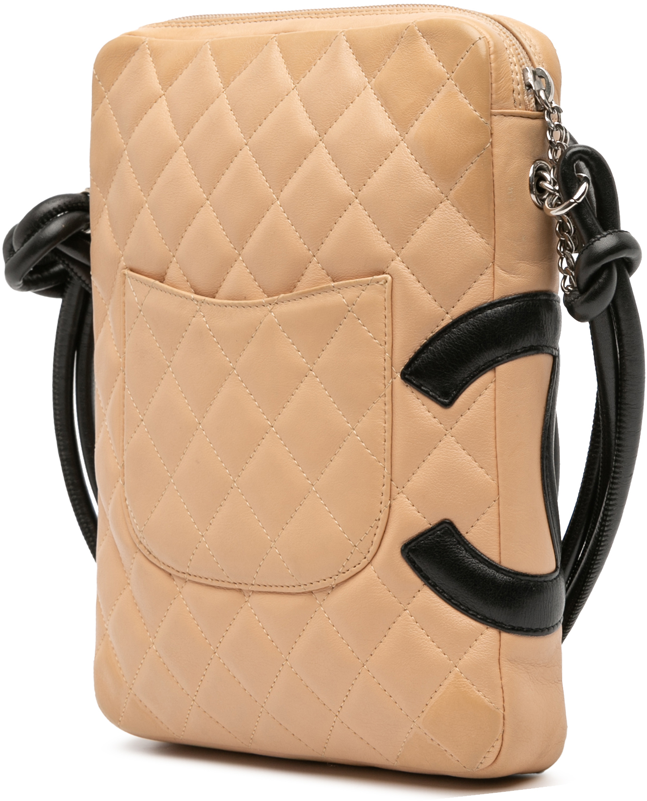 Chanel Lambskin Cambon Ligne Crossbody Bruin