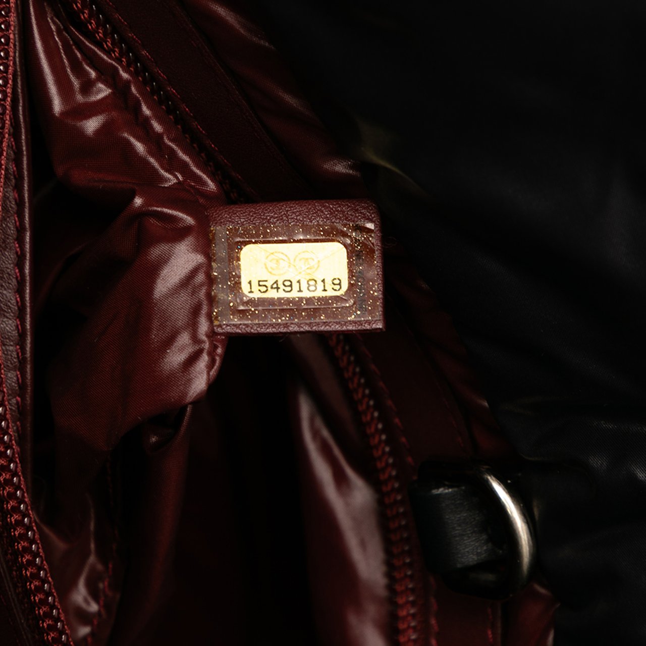 Chanel Small Quilted Nylon Coco Cocoon Tote Zwart