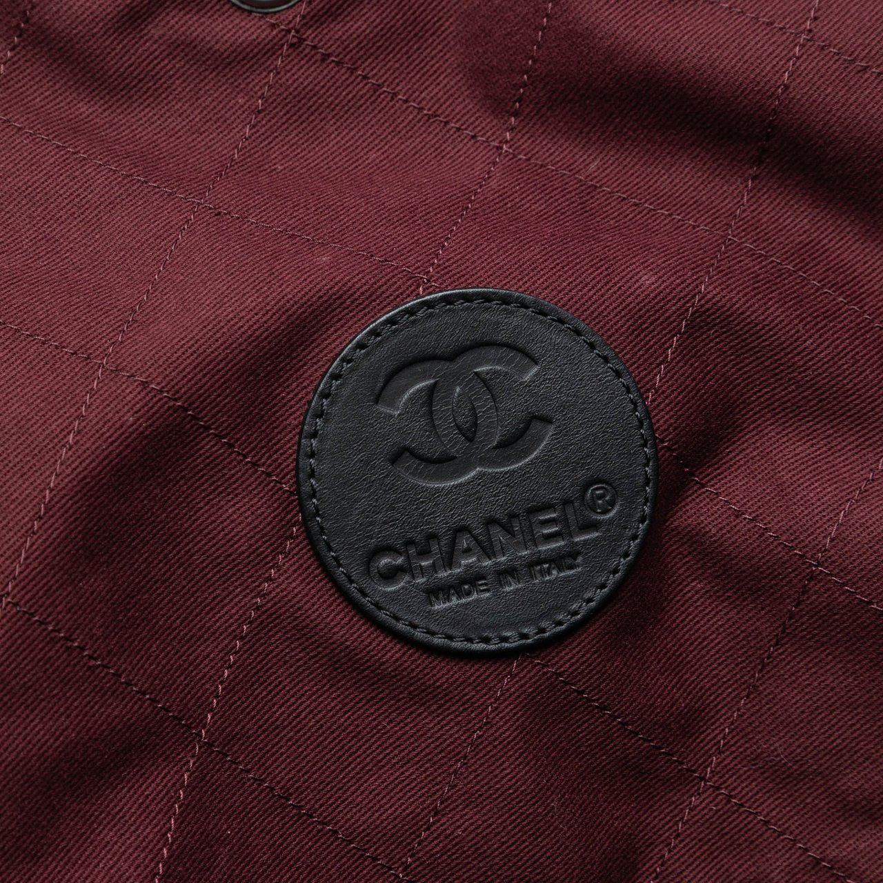 Chanel XL Quilted Coated Canvas Horizontal Sport Weekender Zwart