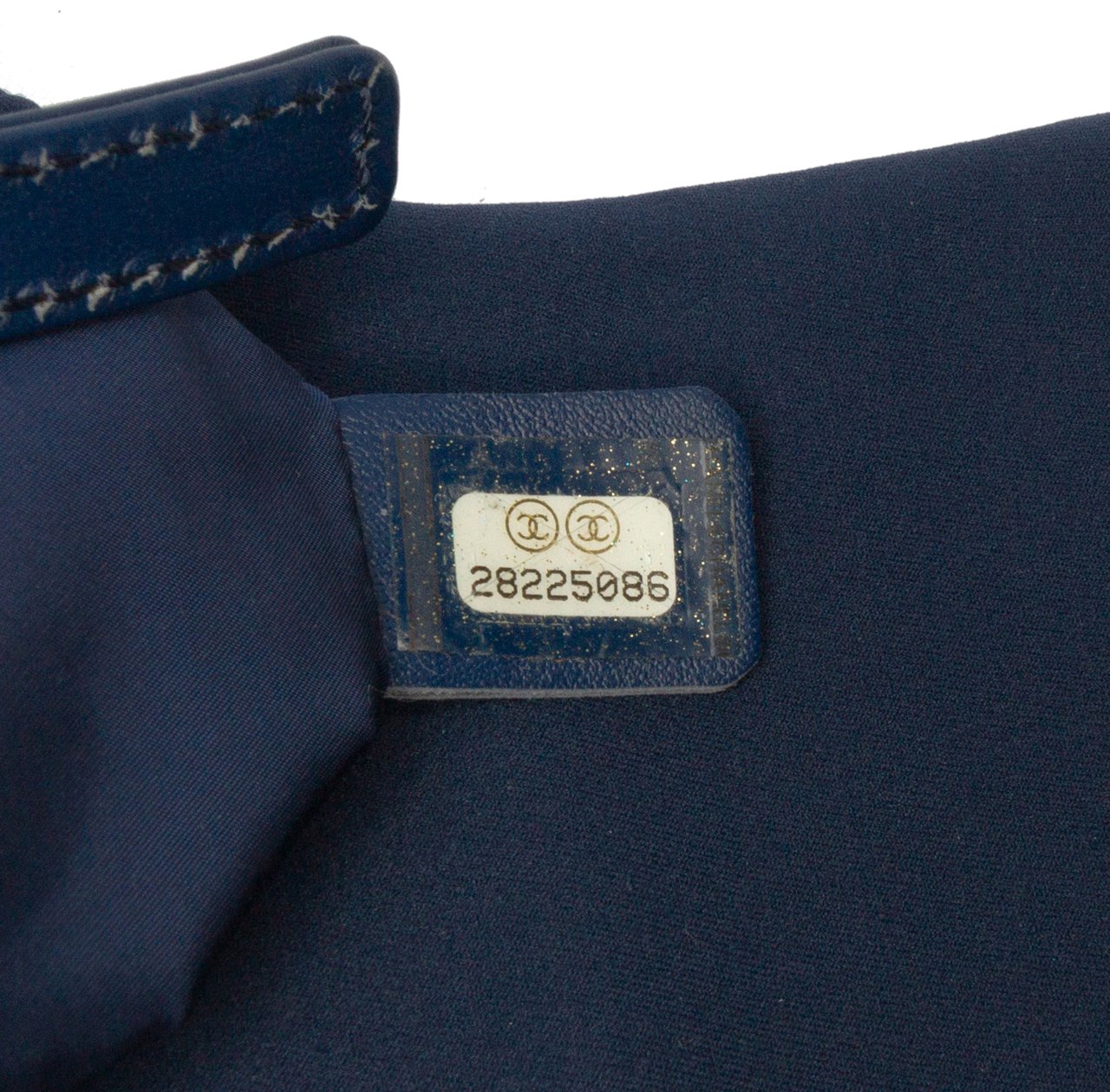 Chanel Classic Jersey Single Flap Blauw