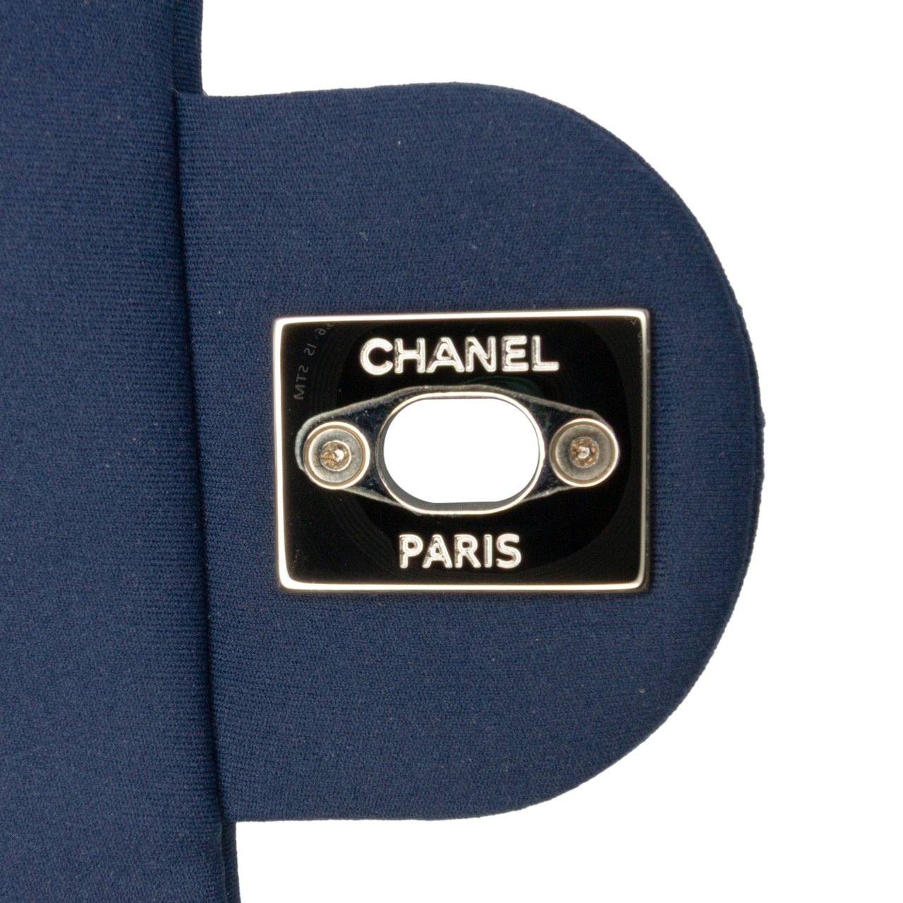 Chanel Classic Jersey Single Flap Blauw
